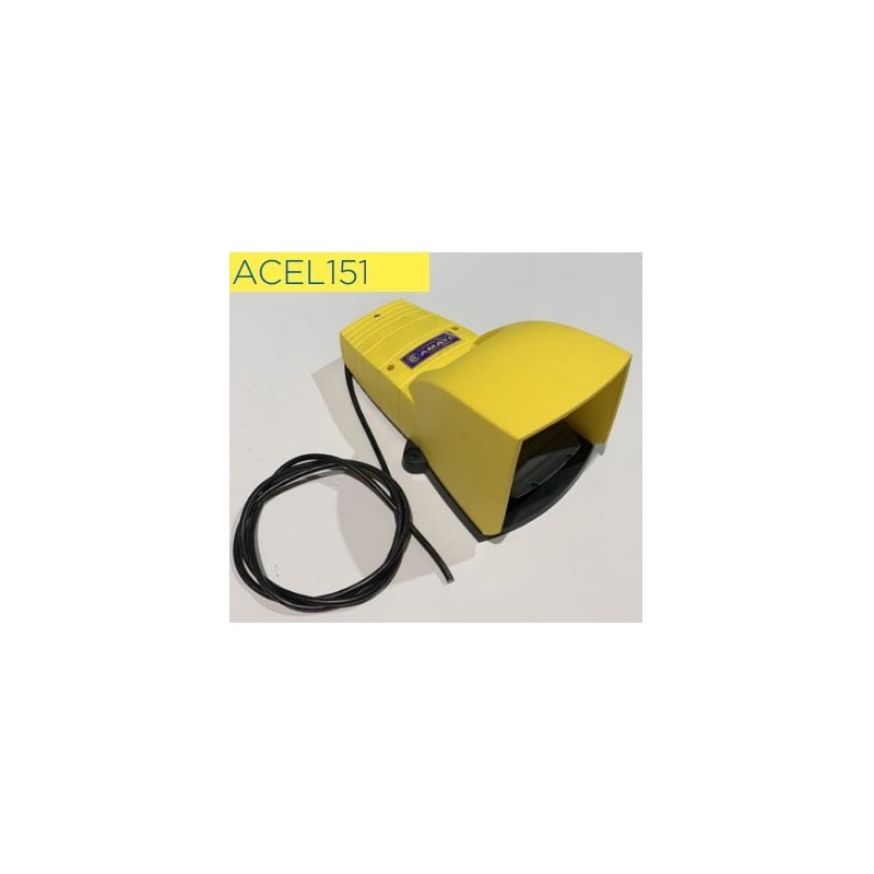 PEDAL AMARILLO GRANDE CON PROTECCIÓN