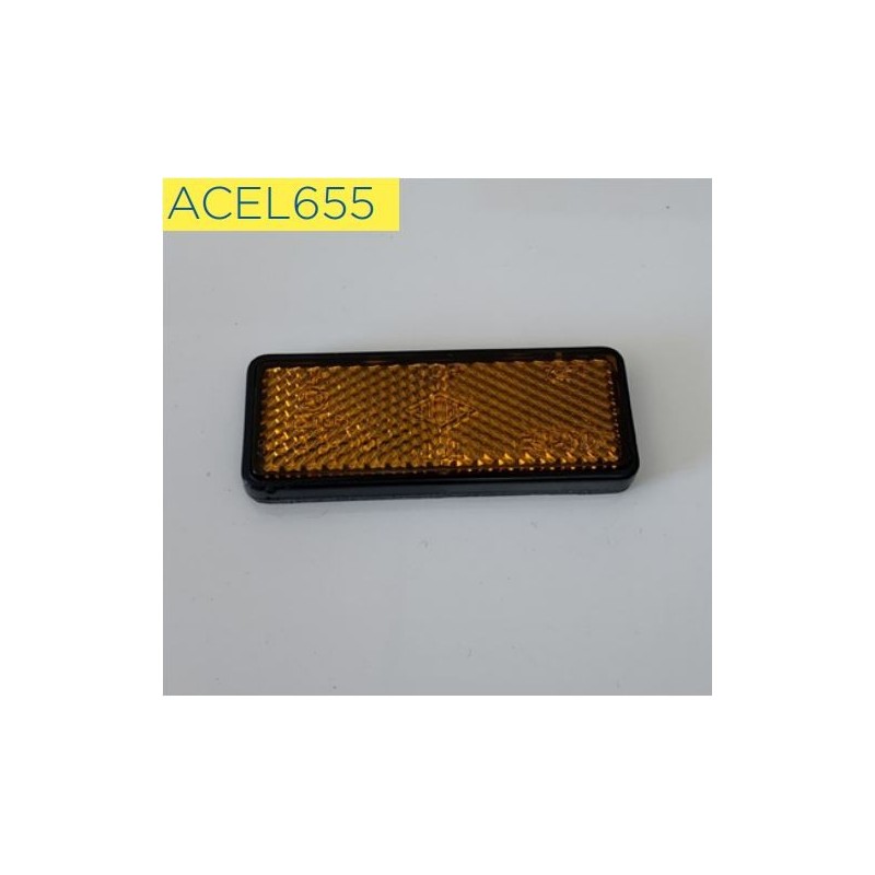 REFLECTANTE AMBAR ADHESIVO 76, 5X29