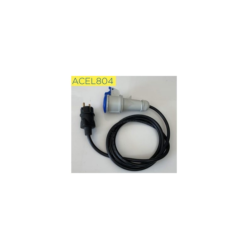 CABLE ALIMENTACION MONOFASICO + BASE AEREA 16A (2M)