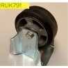 RUEDA 125/50 ALUMINIO GOMA HORQ. FIJA
