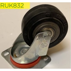 RUEDA 125/50 FUNDICIÓN HORQ. GIRATORIA