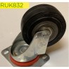 RUEDA 125/50 FUNDICIÓN HORQ. GIRATORIA