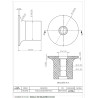 Rodillo tuborail nylon C/R