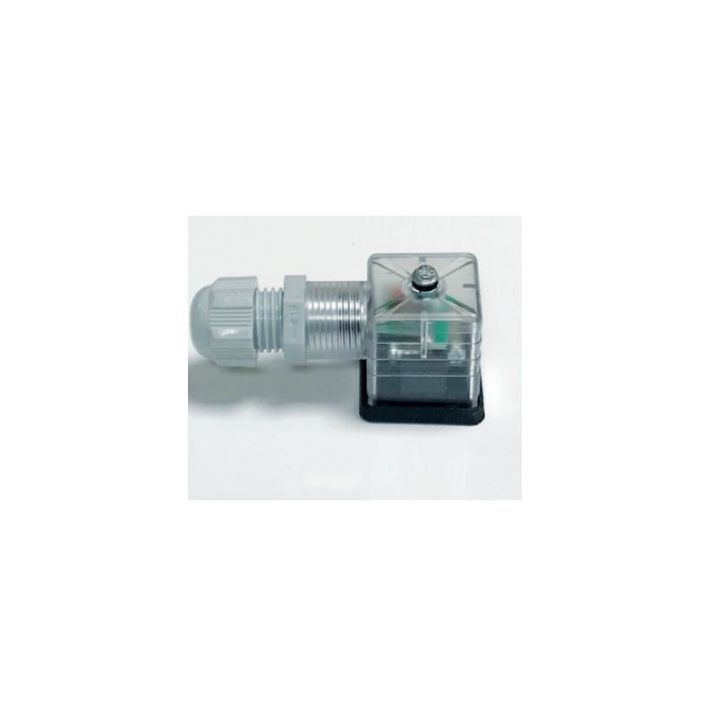 Conector bobina solenoide con diodo