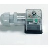 Conector bobina solenoide con diodo