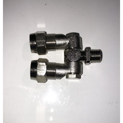 Portaboquilla doble s/antigota latón