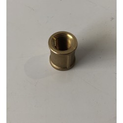 Manguito latón H-H 1/4"