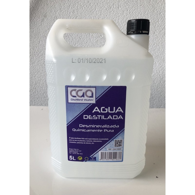 Agua destilada