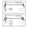 Eje Remolque 750 kg s/f galva. Estanco