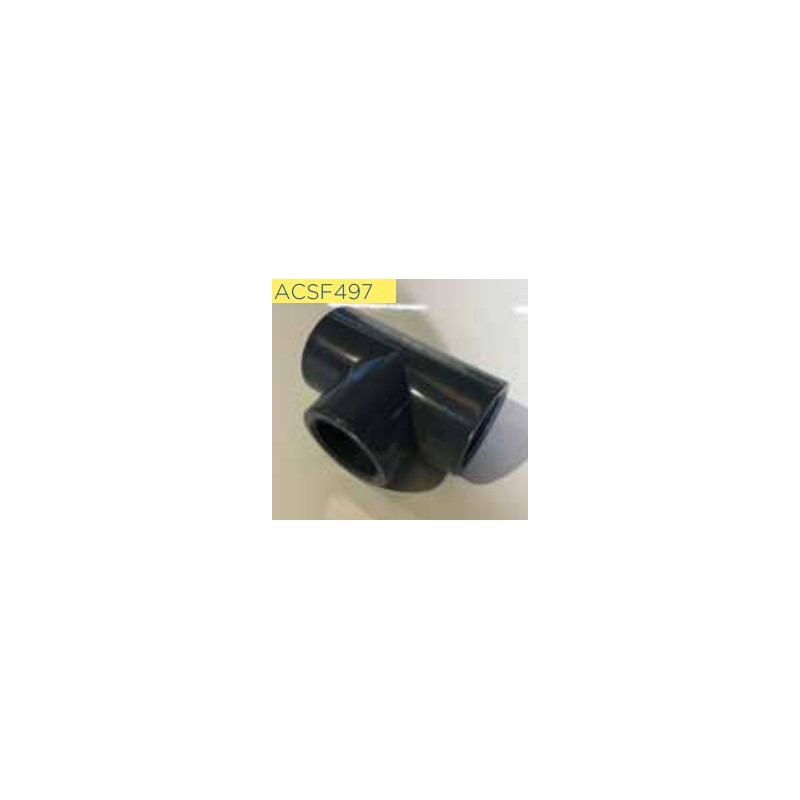 TE PVC roscada 1 -1/2"