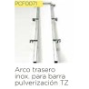 Arco trasero inox. para barra pulverización TZ