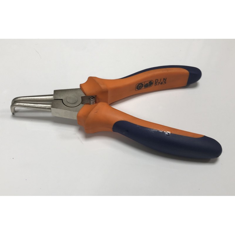 Alicate curvo clips