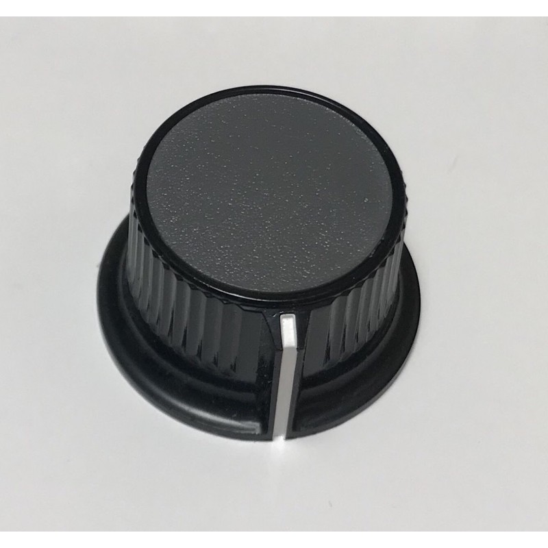 Botón gris para potenciómetro