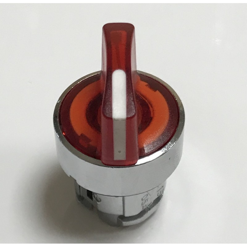 Selector luminoso led rojo