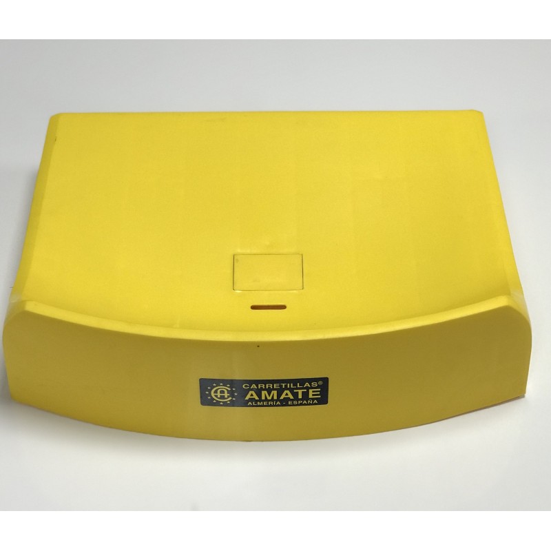 Asiento de plástico amarillo