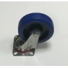 Rueda 125 X 36 goma azul H.GIRAT C/R bolas