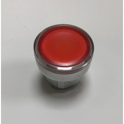 Pulsador botón rojo led con enclavamiento