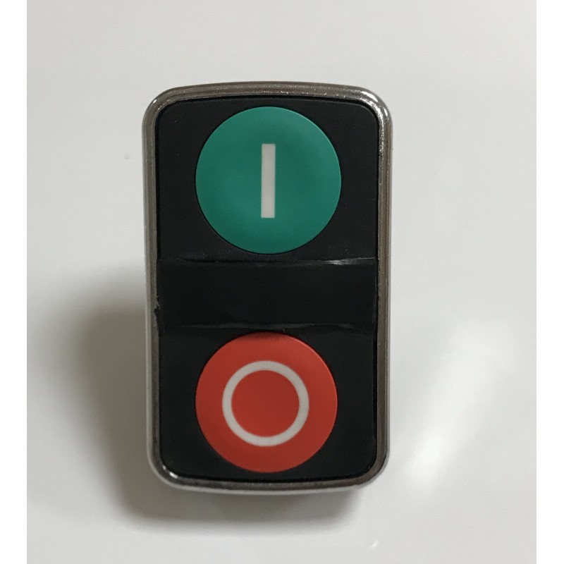 Pulsador marcha- paro doble no luminoso