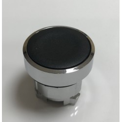 Pulsador negro 2 mm s/ enclavamiento