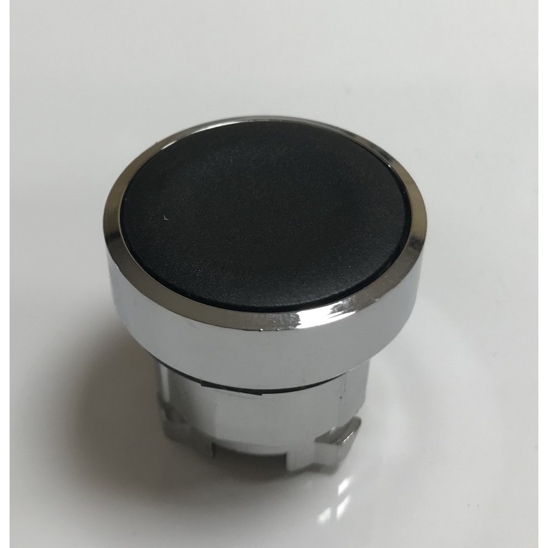 Pulsador negro 2 mm s/ enclavamiento