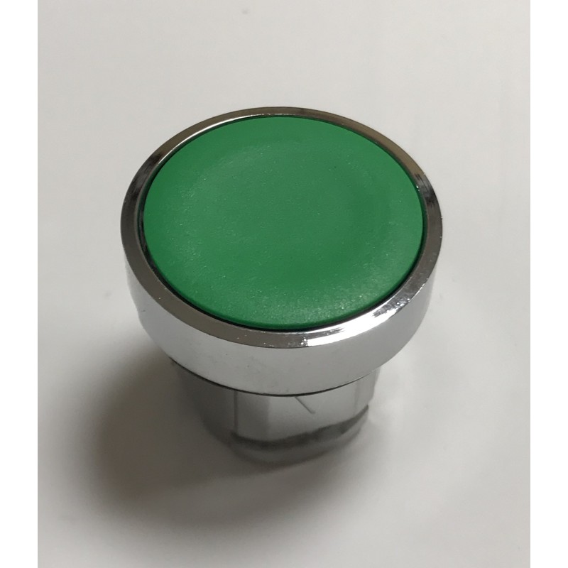 Pulsador verde 22 mm s/ enclavamiento
