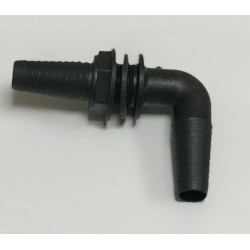 Racor curvo sobrante 1/2 c/ junta